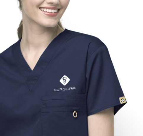 Embroidery on Scrubs