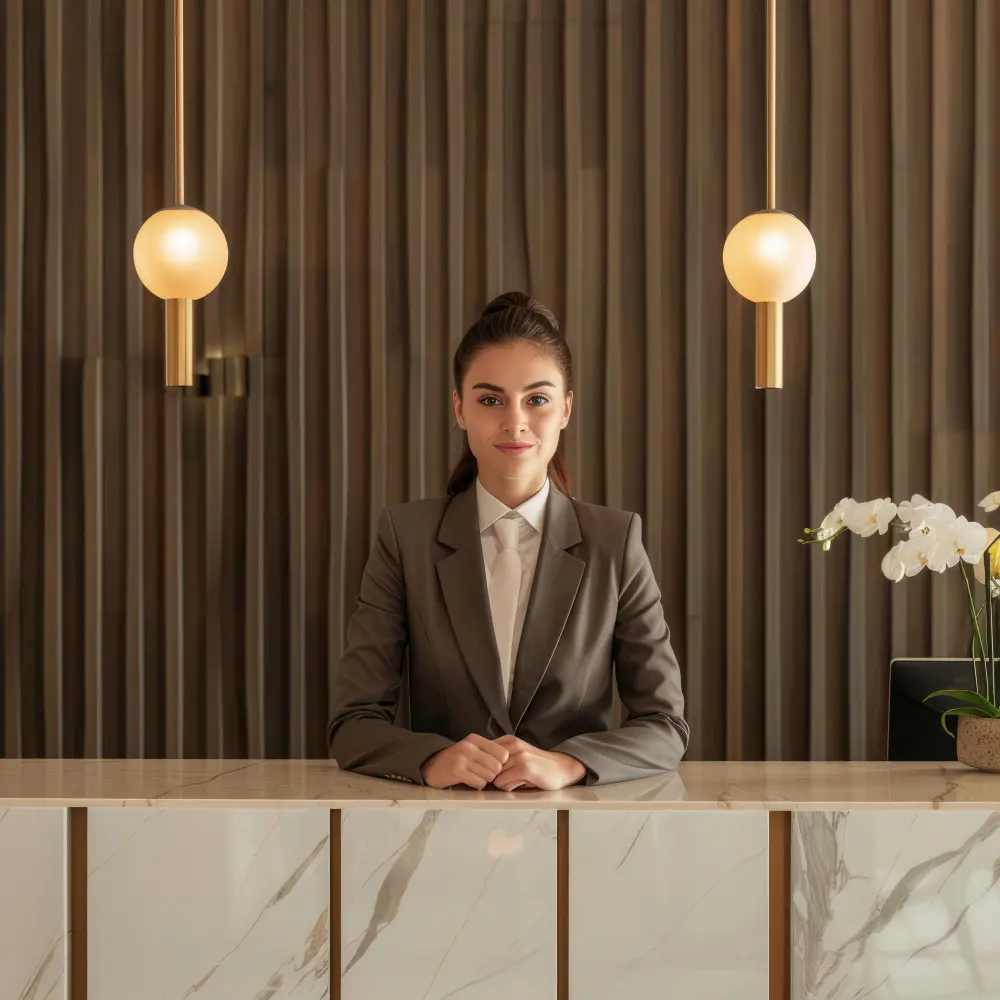 Luxury Hotel Front Desk Uniform by Studio Uniforms